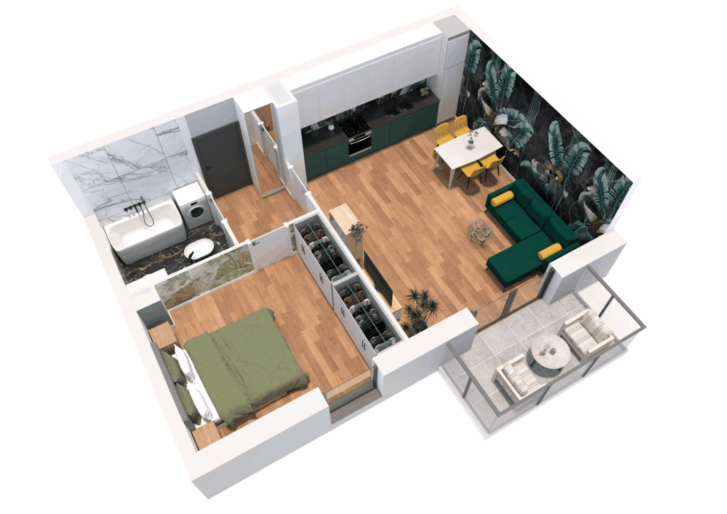 Mieszkanie 3d