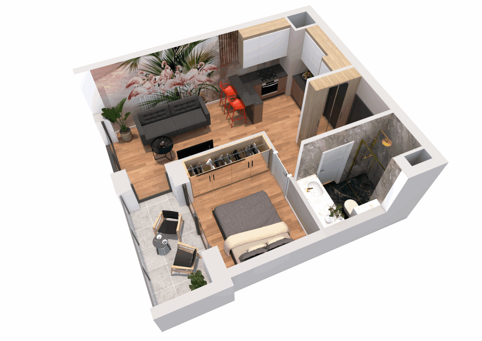 Mieszkanie 3d